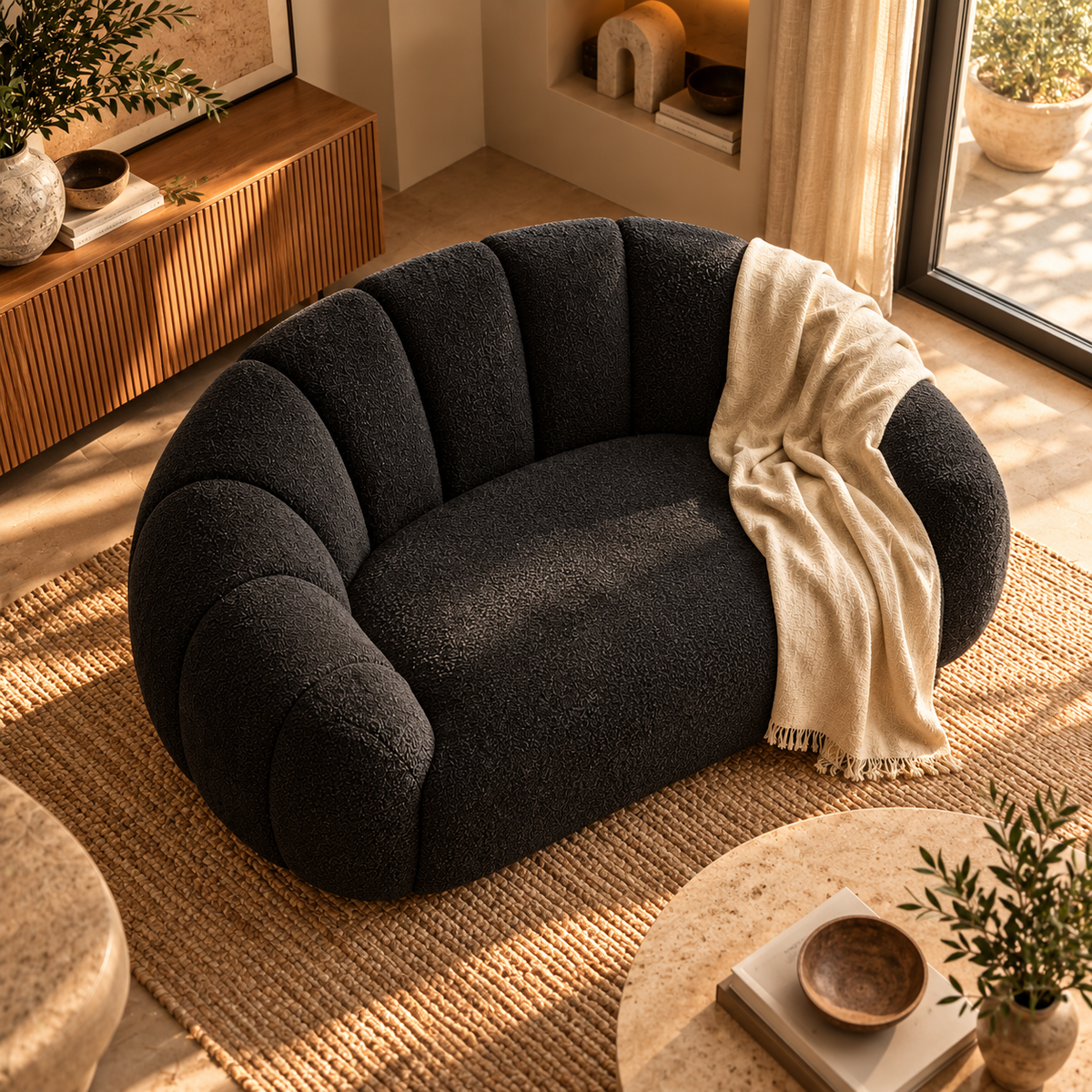 Fauteuil Capiton